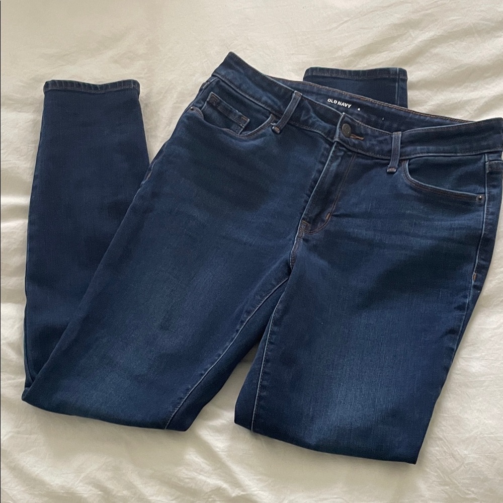 Old Navy Women's Deep Indigo Skinny Jeans